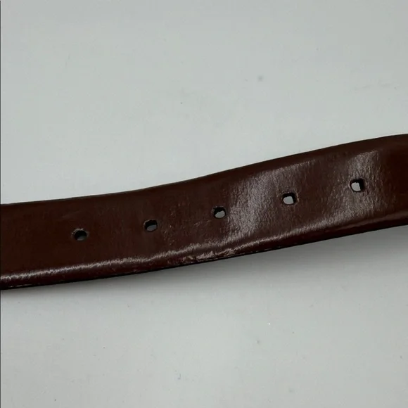 Cole Haan Reversible Men's Classic Brown Leather Belt - Picture 6 of 8